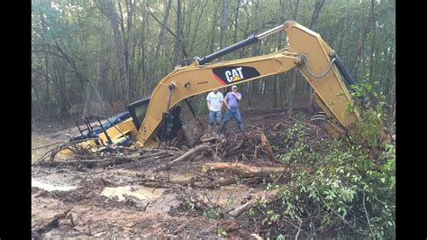 mini trackhoe excavator|stuck excavator trackhoe buried.